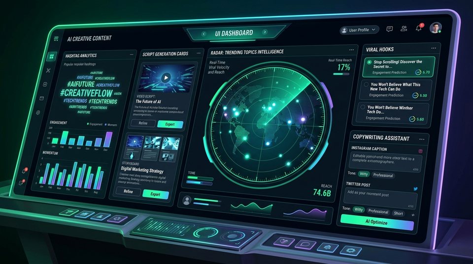 Radar de Pautas e IA Criativa