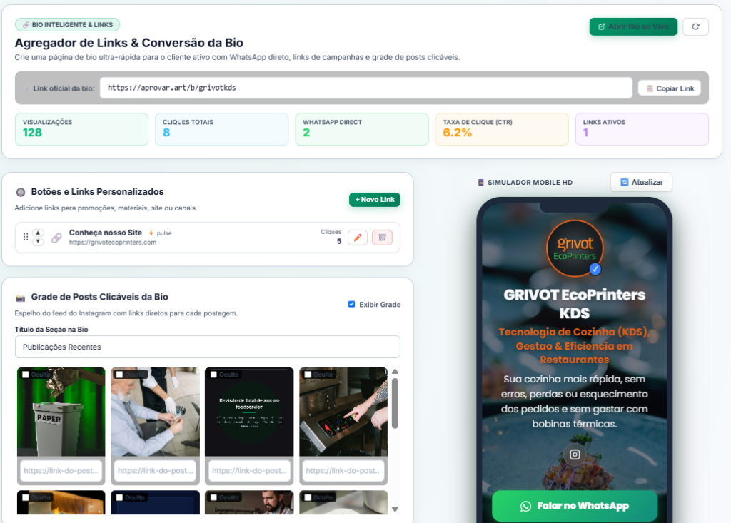 Bio Inteligente & Simulador Mobile